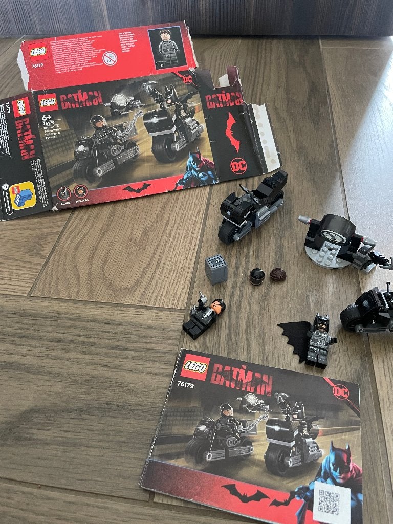 Lego 76179 Batman & Selina Kyle motorachtervolging / pursuit, Overige thema's, Lego, Ophalen of Verzenden, Zo goed als nieuw