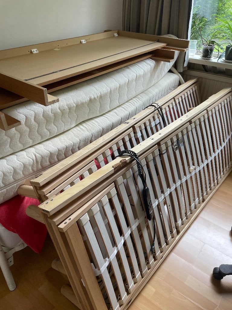 lattenbodems, Ophalen, Gebruikt, Eenpersoons, 70 cm of minder