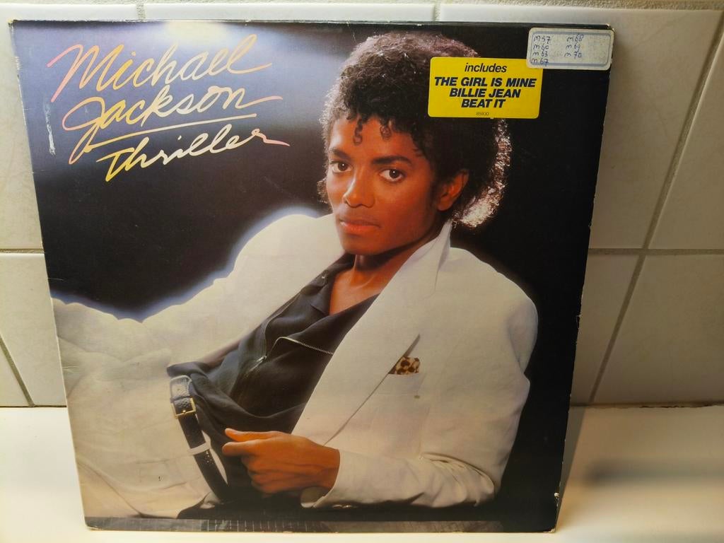 Michael Jackson - Thriller LP (12 inch), Cd's en Dvd's, Vinyl | Pop, Ophalen of Verzenden, Gebruikt, 12 inch