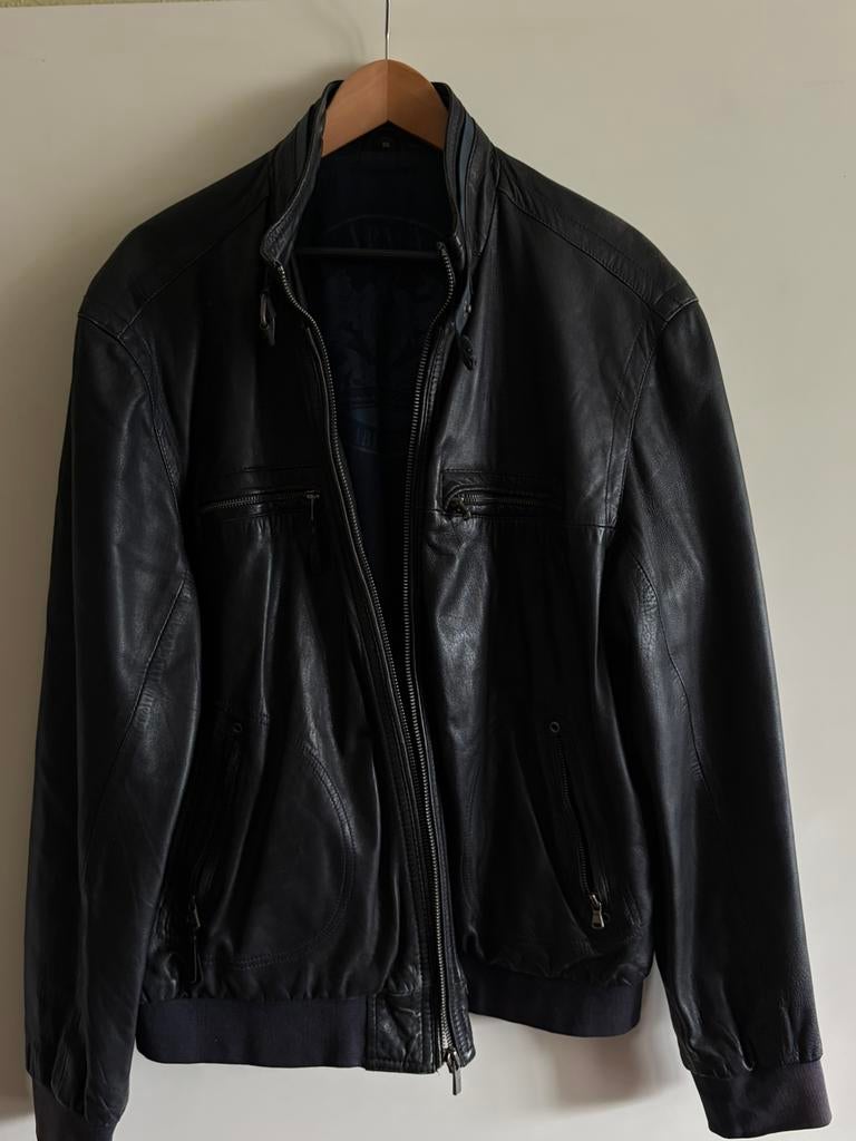 Lederen jas/jack, Ophalen of Verzenden, Zo goed als nieuw, Maat 56/58 (XL), Bruin