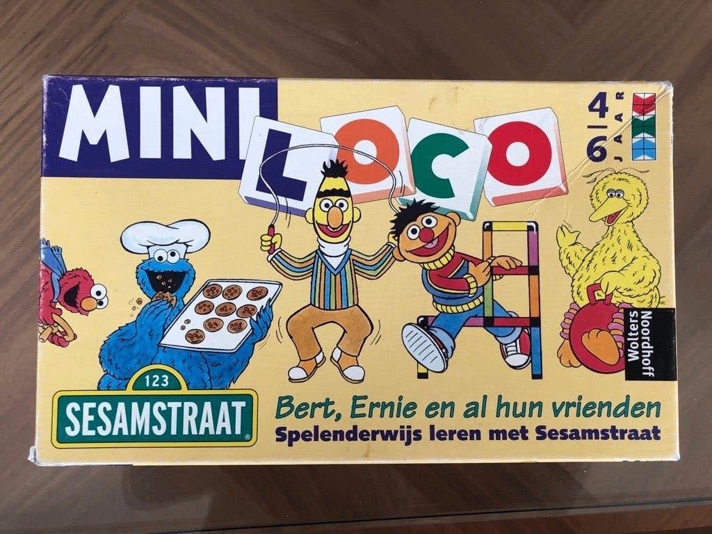 Mini Loco Bert en Ernie, Kinderen en Baby's, Speelgoed | Educatief en Creatief, Ophalen of Verzenden, Zo goed als nieuw, Taal en Lezen