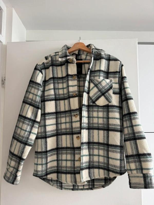 Jack - Flanel Pull&Bear, Kleding | Dames, Jasjes, Kostuums en Pakken, Ophalen of Verzenden, Zo goed als nieuw, Zwart