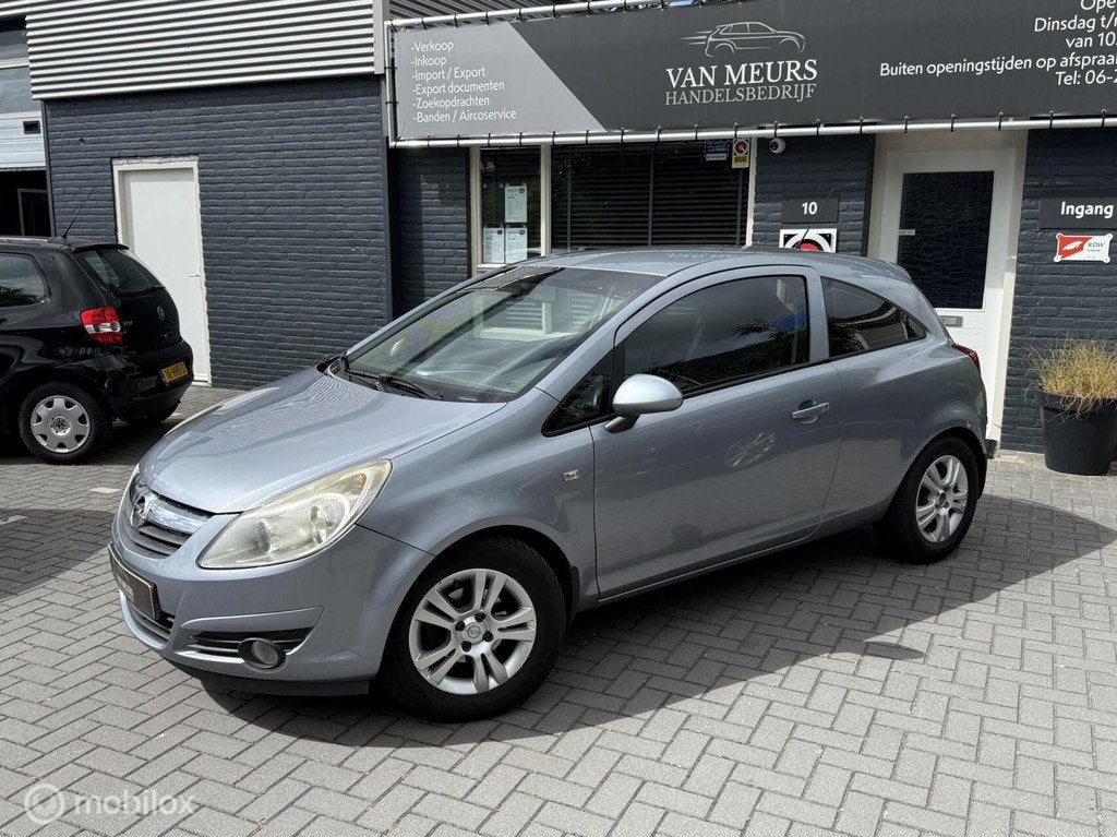 Opel Corsa 1.4-16V inTouch, elecktrische ramen, apk 03-2027, Voorwielaandrijving, Stof, Gebruikt, Zwart