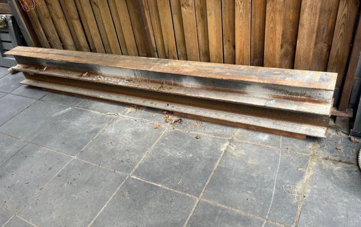 H-balk HEA 180A - 3 meter lang, Ophalen, Gebruikt, IJzer