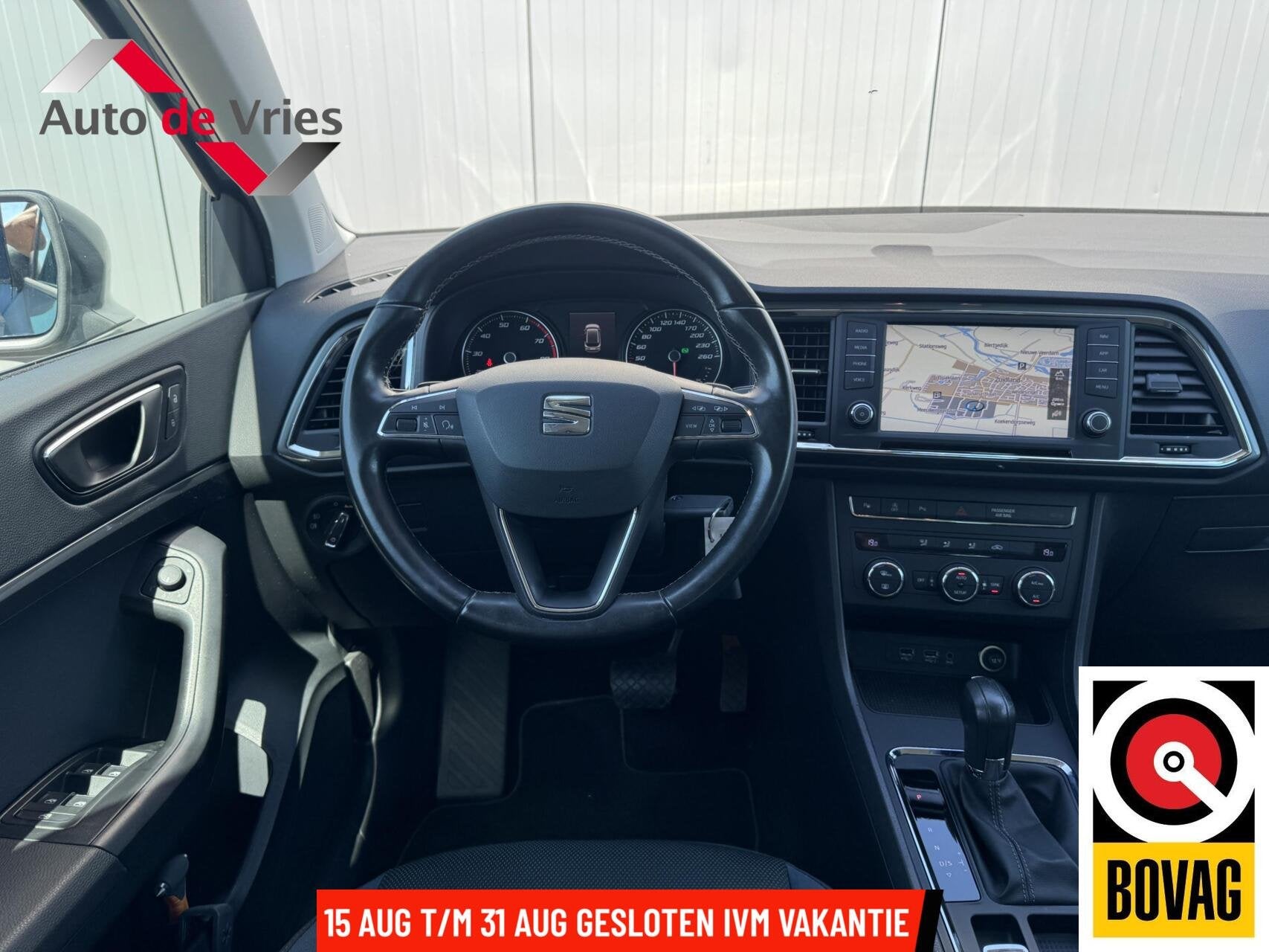 Seat Ateca 1.5 TSI Style Business Intense|NL-Auto|Navi, Auto's, Seat, Dealer onderhouden, Stof, 4 cilinders, Automatische klimaatregeling