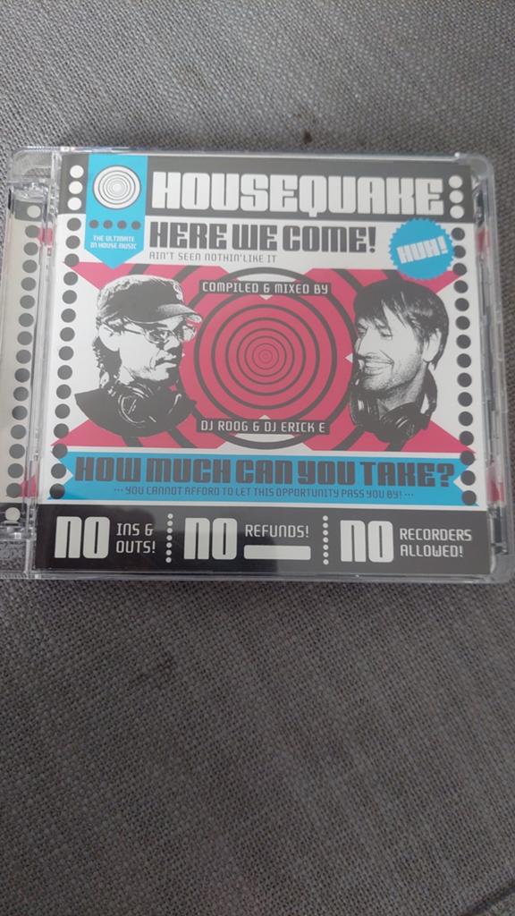 Housequake - Here We Come! CD (DJ Roog & DJ Erick E), Ophalen of Verzenden, Zo goed als nieuw, Dance Populair
