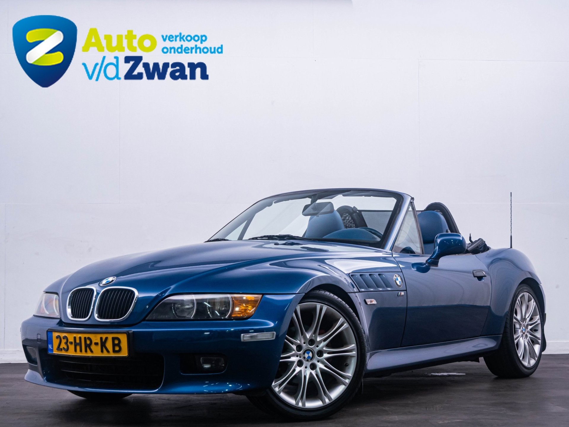 BMW Z3 Roadster 2.0 S Widebody Sport Airco|Leder|Soft top!, Auto's, Achterwielaandrijving, Gebruikt, Zwart, Blauw