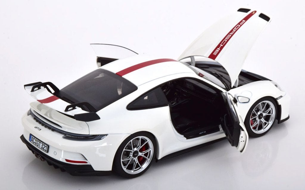 Porsche 911 GT3 2021 Wit schaal 1/18 NOREV ref. 187306, Verzenden, Nieuw, Auto, Norev