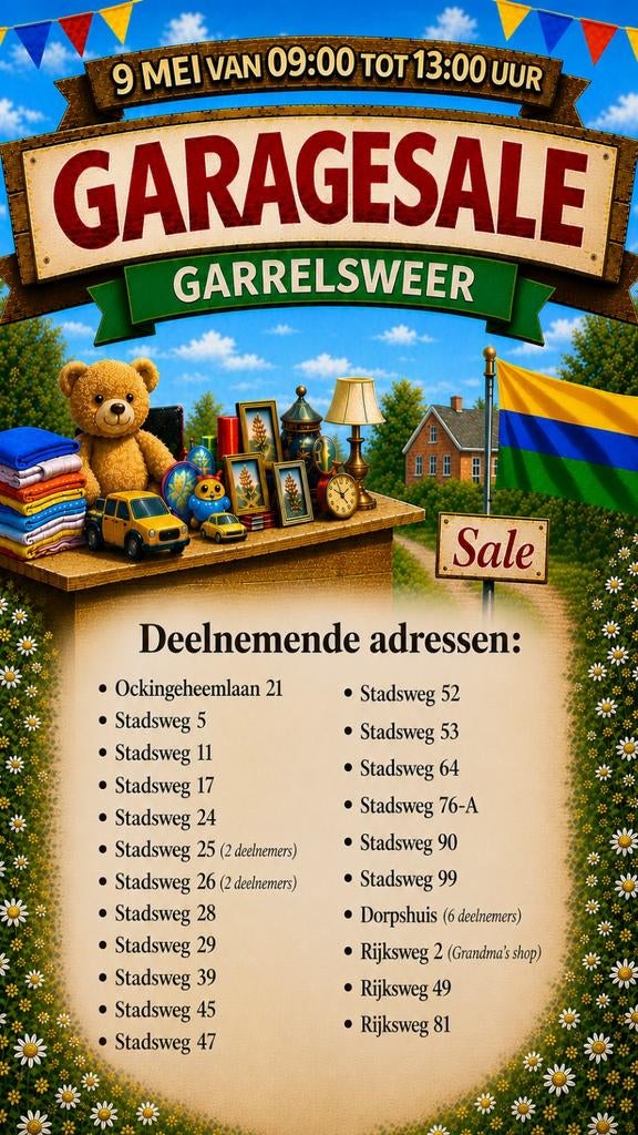 Garrelsale Garrelsweer, Diversen, Rommelmarktspullen, Ophalen