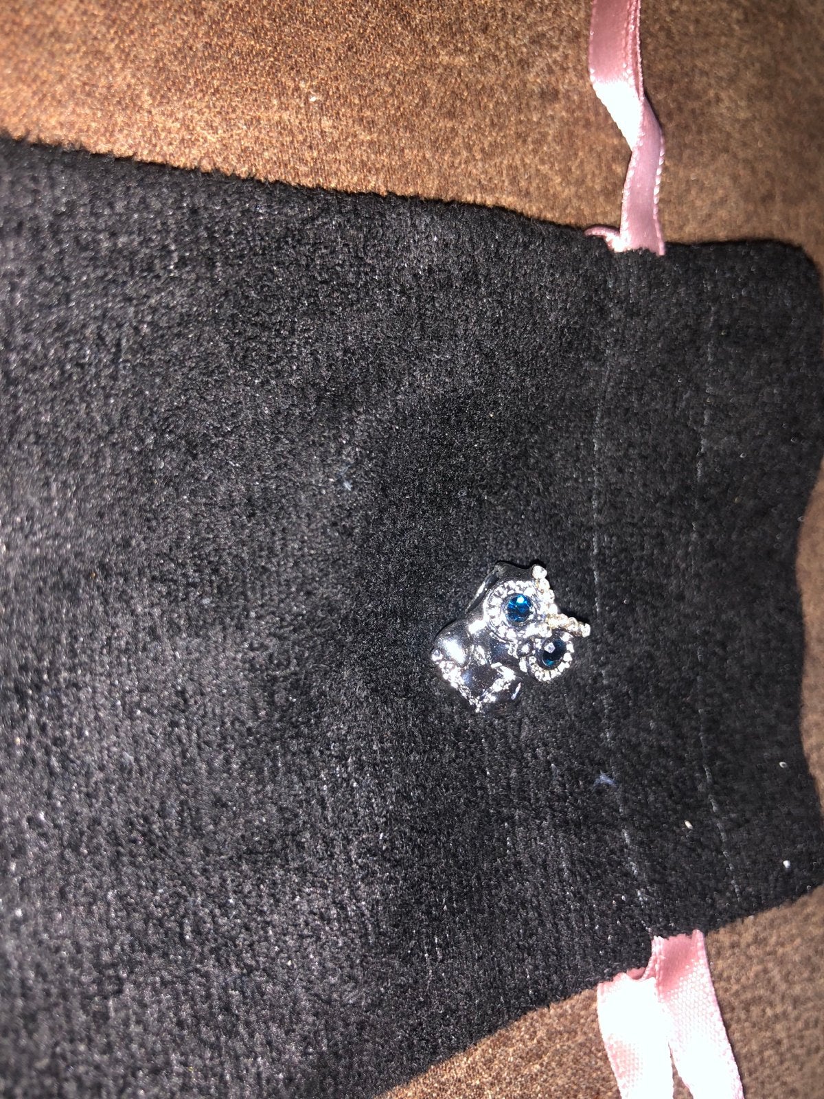 Bedel voor bedelarmband - Uil met strass, Overige merken, Overige materialen, Nieuw, Ophalen of Verzenden