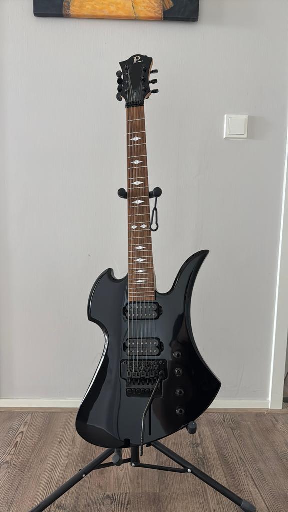 B.C. Rich Mockingbird 7ST-750JE - BLK, Muziek en Instrumenten, Snaarinstrumenten | Gitaren | Elektrisch, Ophalen, Zo goed als nieuw