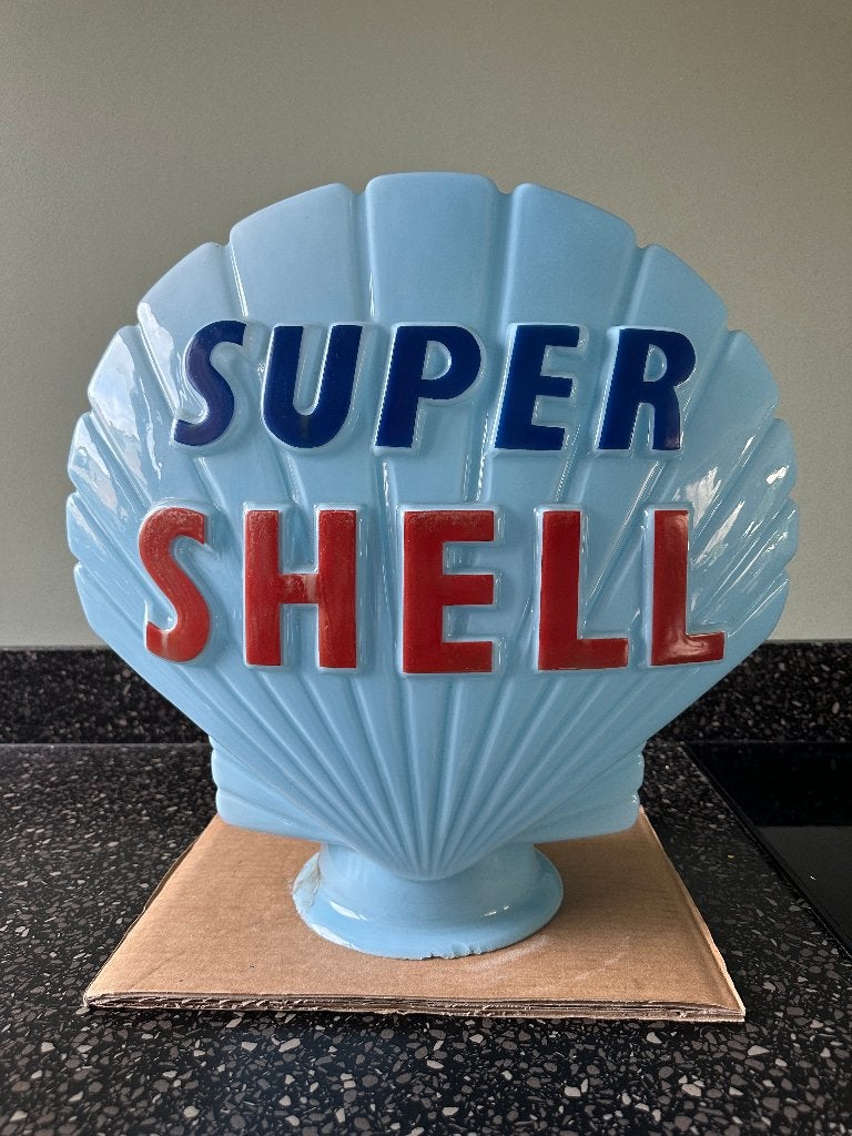 Originele SUPER SHELL globe benzine pomp. Benzinepomp globe., Verzamelen, Ophalen of Verzenden, Gebruikt, Overige typen