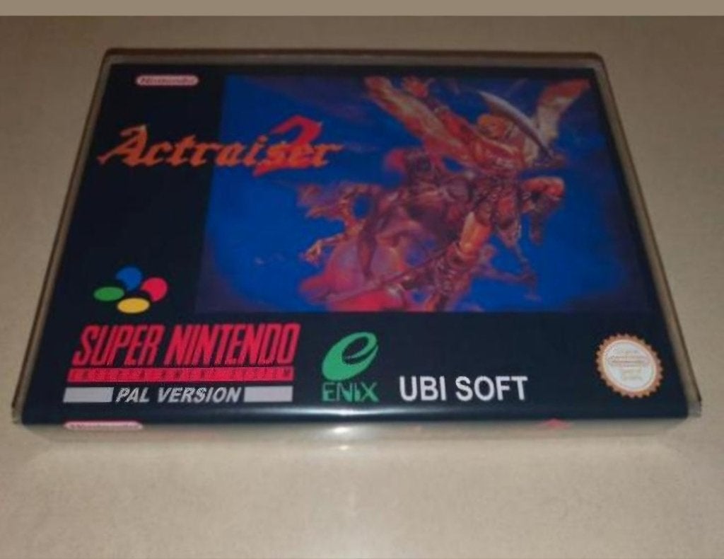 Actraiser 2 SNES Game Case, Spelcomputers en Games, Avontuur en Actie, Verzenden, 1 speler, Zo goed als nieuw