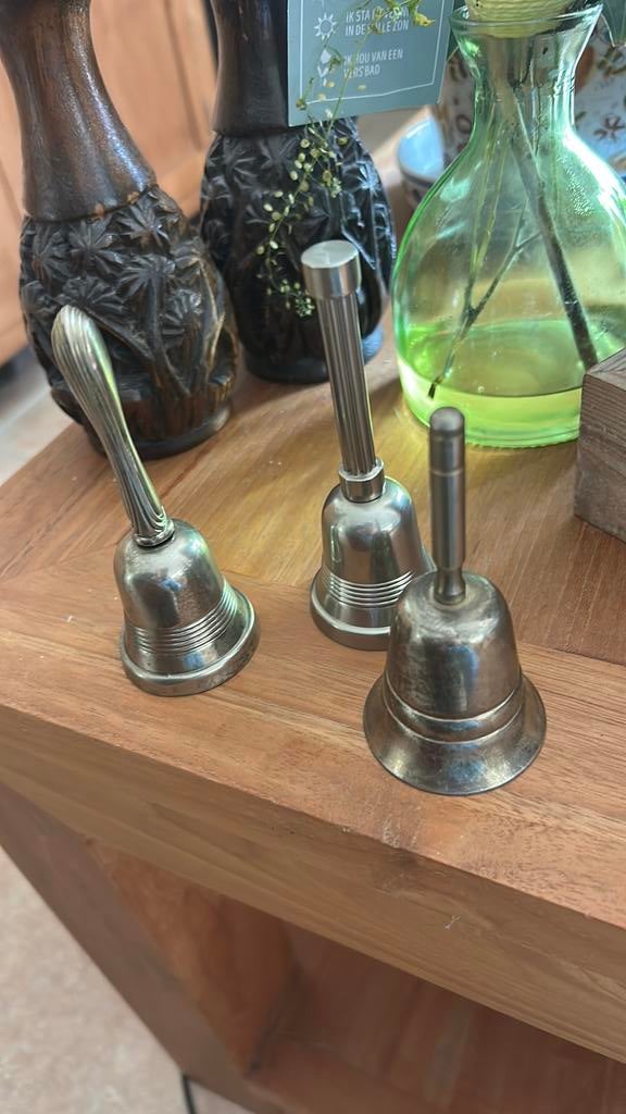 Vintage tafelbellen 3 stuks, Antiek en Kunst, Ophalen of Verzenden