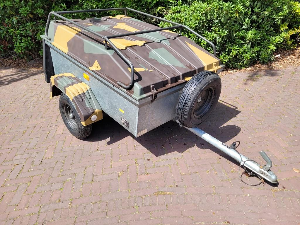 Bagage aanhanger huren – Saris ABBA 200 met deksel | €15,-, Auto diversen, Aanhangers en Bagagewagens, Ophalen, Zo goed als nieuw