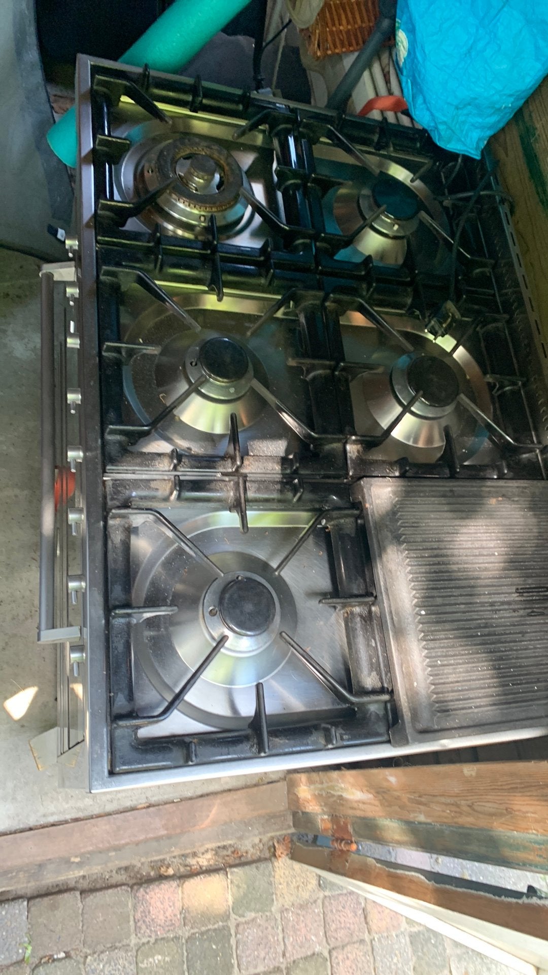 Borreti gasfornuis, eletische oven, Witgoed en Apparatuur, Fornuizen, Ophalen, 60 cm of meer, Zo goed als nieuw, Gas