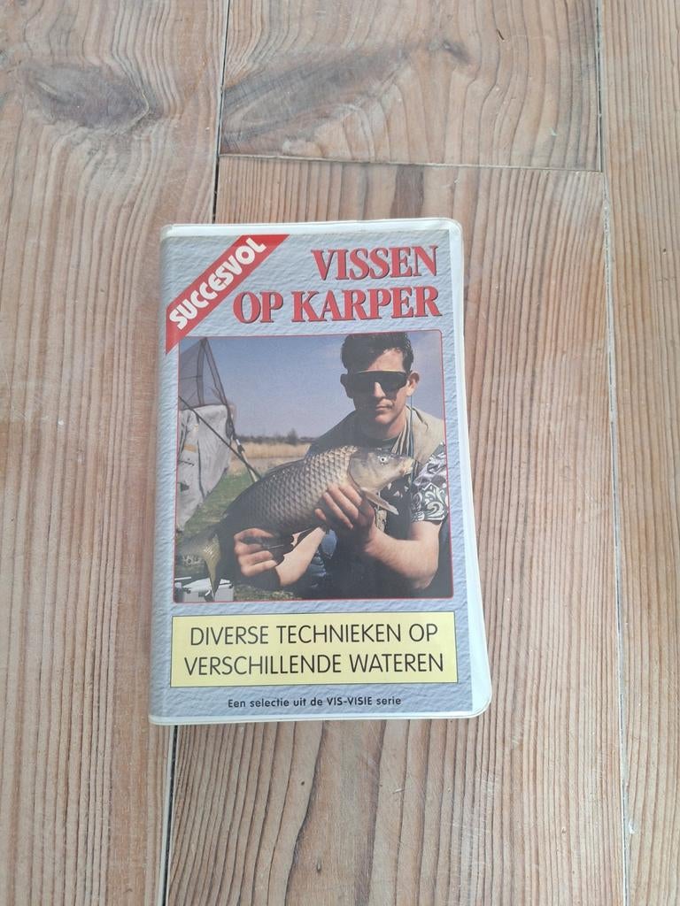 Succesvol Vissen op Karper VHS - Vis-Visie, Alle leeftijden, Ophalen of Verzenden, Gebruikt, Overige genres
