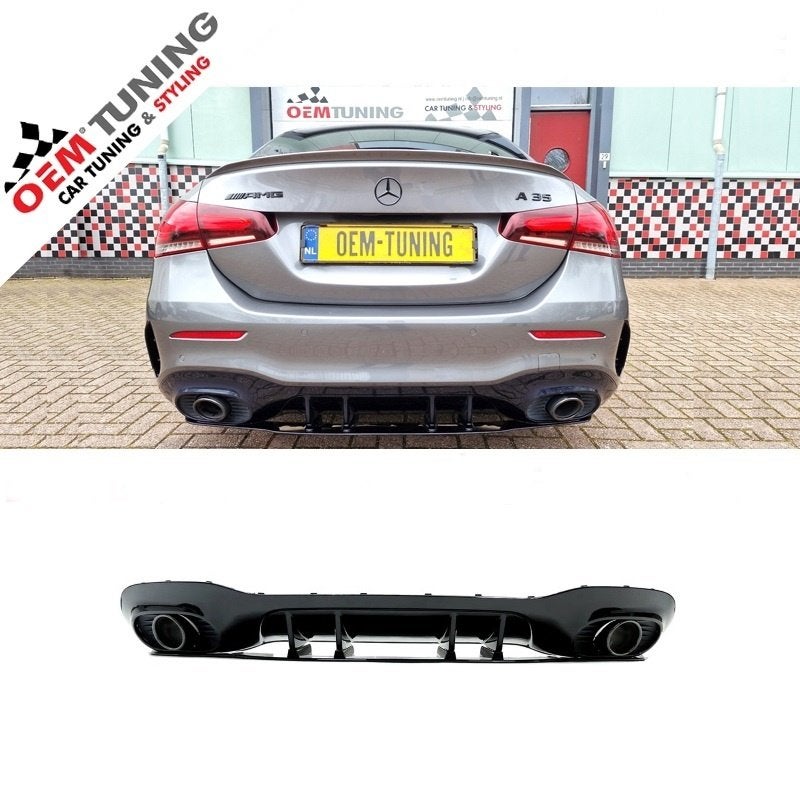 Diffuser A‑Klasse W177 A35 S AMG Style 18‑22 Sedan, Ophalen of Verzenden