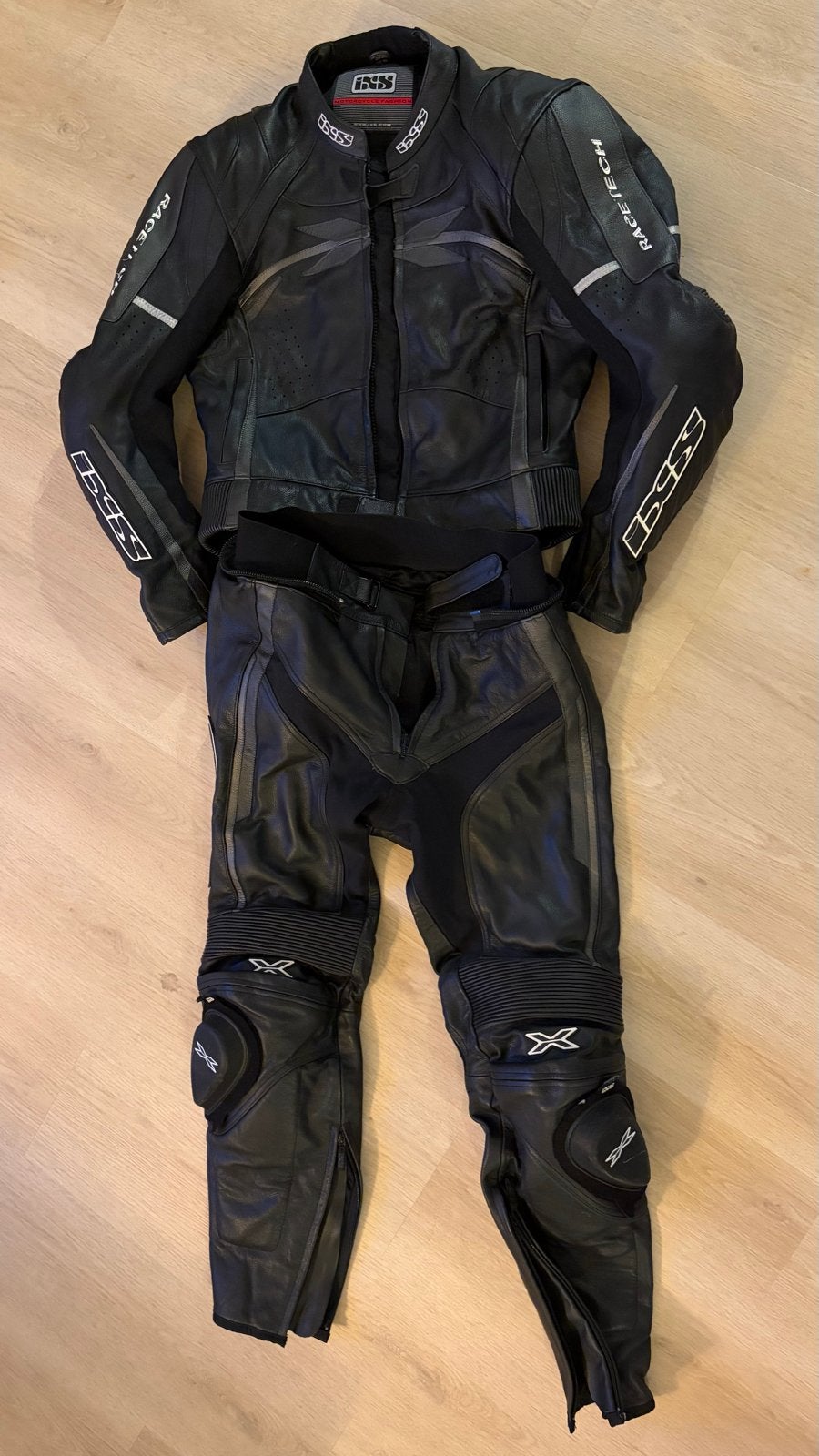 IXS Race Tech leren combipak (jas en broek), Ophalen of Verzenden, Tweedehands, Heren, Combipak
