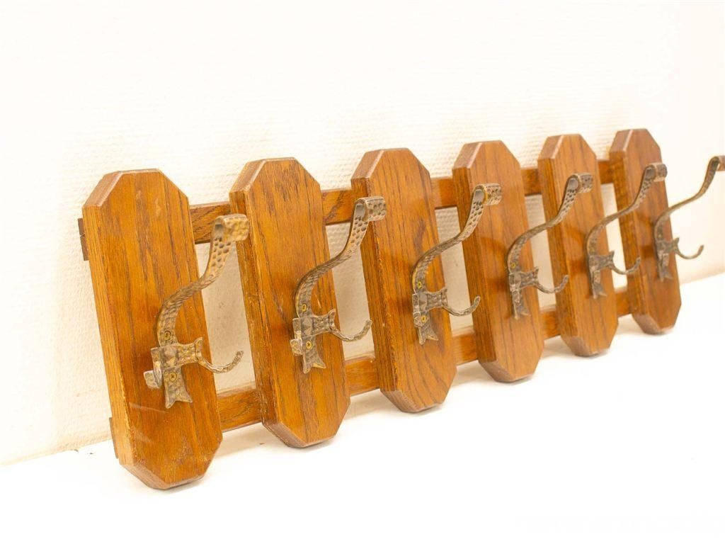 Houten kapstok 34324, Wandkapstok, Gebruikt, Ophalen of Verzenden, Minder dan 100 cm