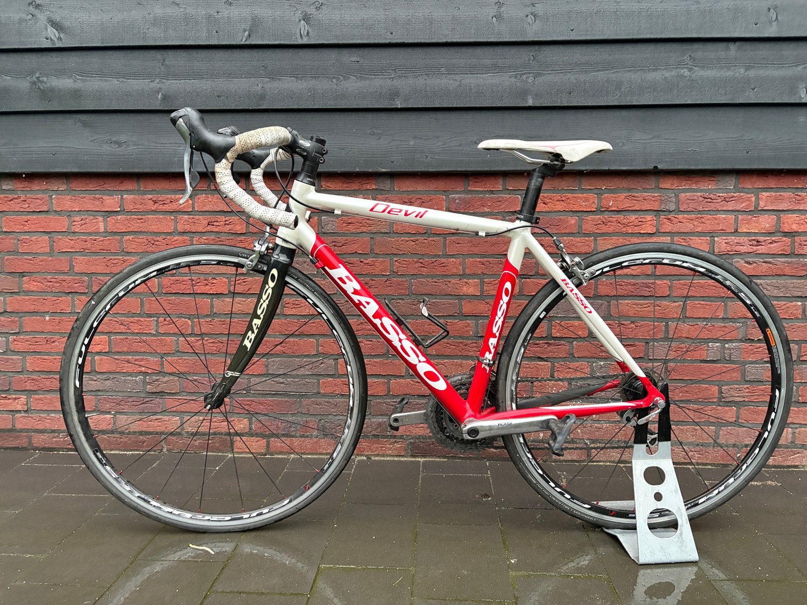 Basso Devil racefiets - Shimano 105 - 28 inch, 28 inch, Gebruikt, Velgrem, Aluminium