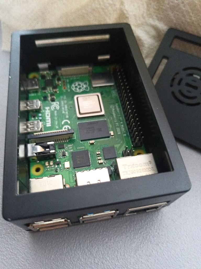 Raspberry PI4 + Case, Computers en Software, Raspberry PI4, Verzenden, DDR4, Overige typen