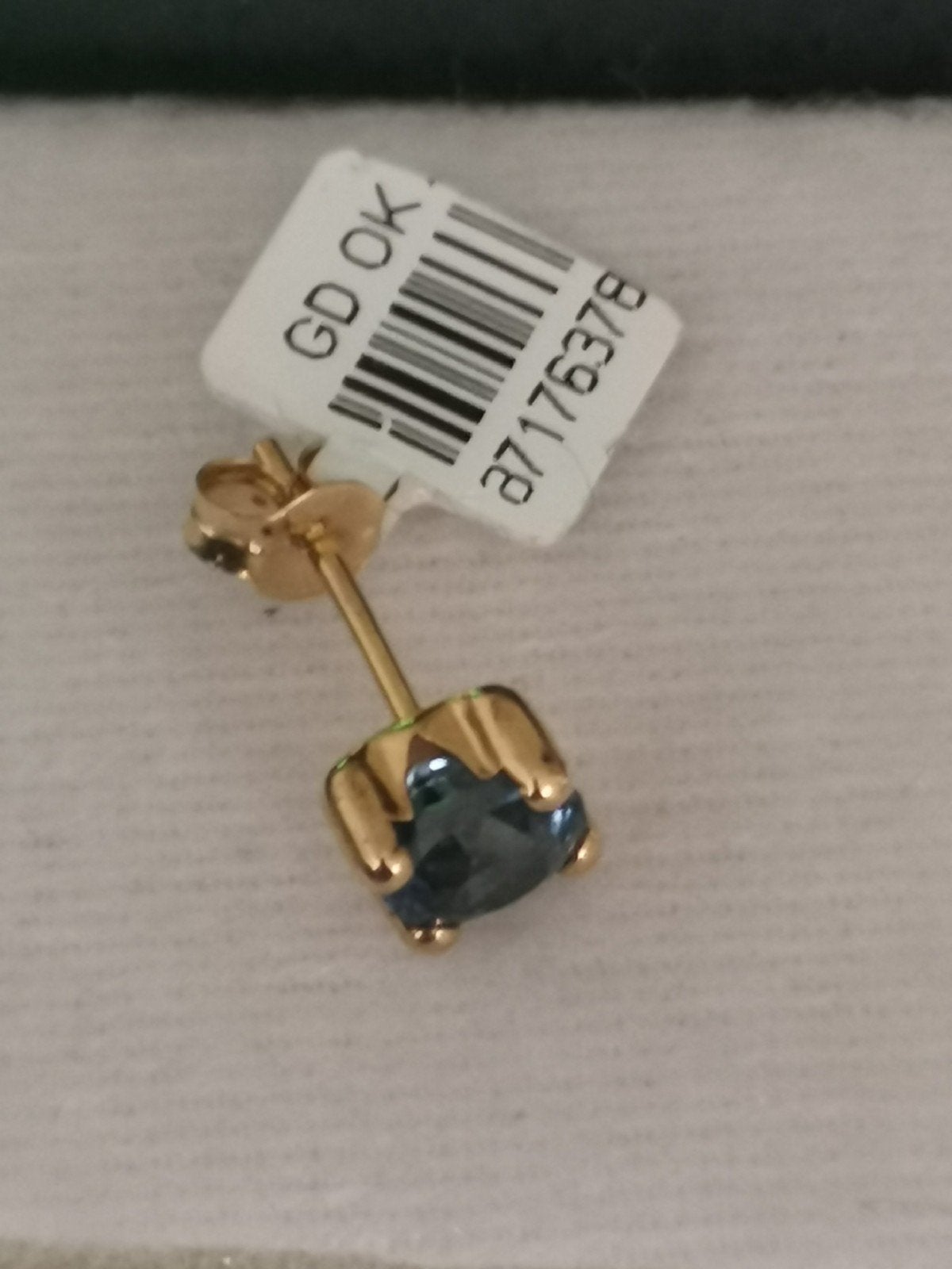 Oorsteker 0.79ct geel goud, Sieraden, Tassen en Uiterlijk, Oorbellen, Ophalen of Verzenden, Geel, Goud
