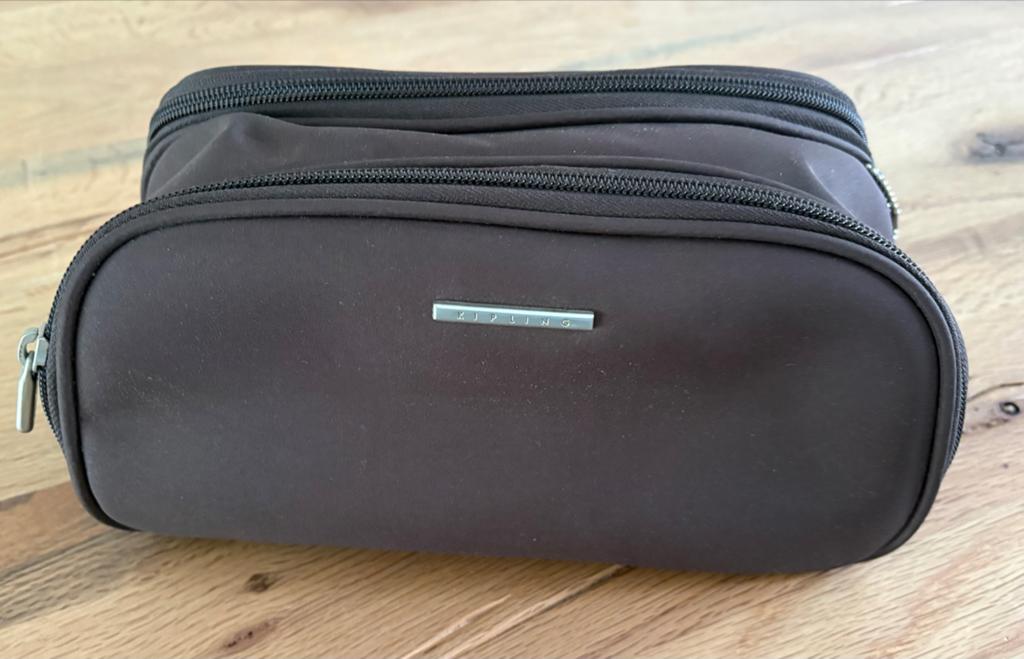Kipling Oxygen Toilettas - Bruin, Ophalen of Verzenden, Zo goed als nieuw, Bruin, Heer of Dame