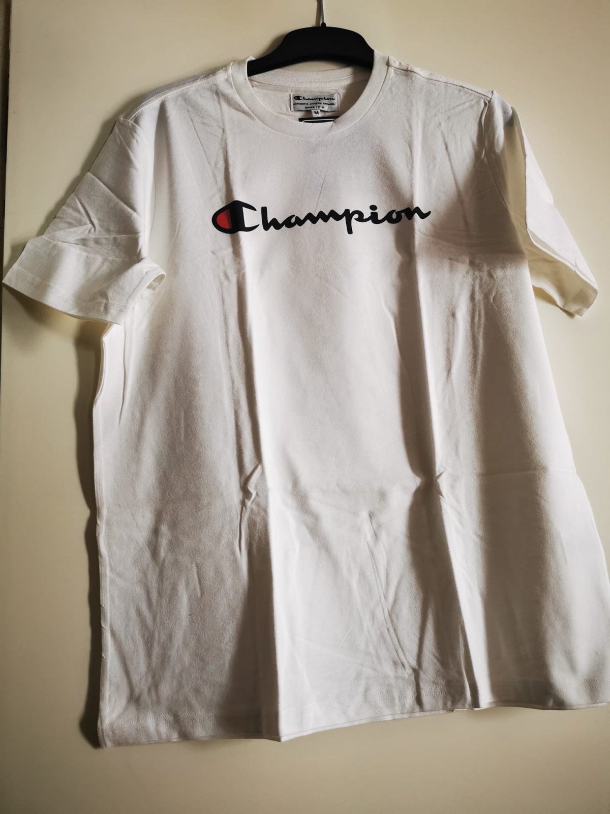 Champion Heren T-shirt Wit Maat M 100% Katoen Nieuw, Ophalen of Verzenden, Nieuw, Maat 48/50 (M), Wit