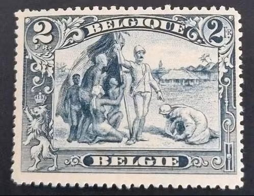 België 1915 - OBP 146 - Strijd tegen de slavernij in Congo, Frankeerzegel, Ophalen of Verzenden, Postfris, Postfris