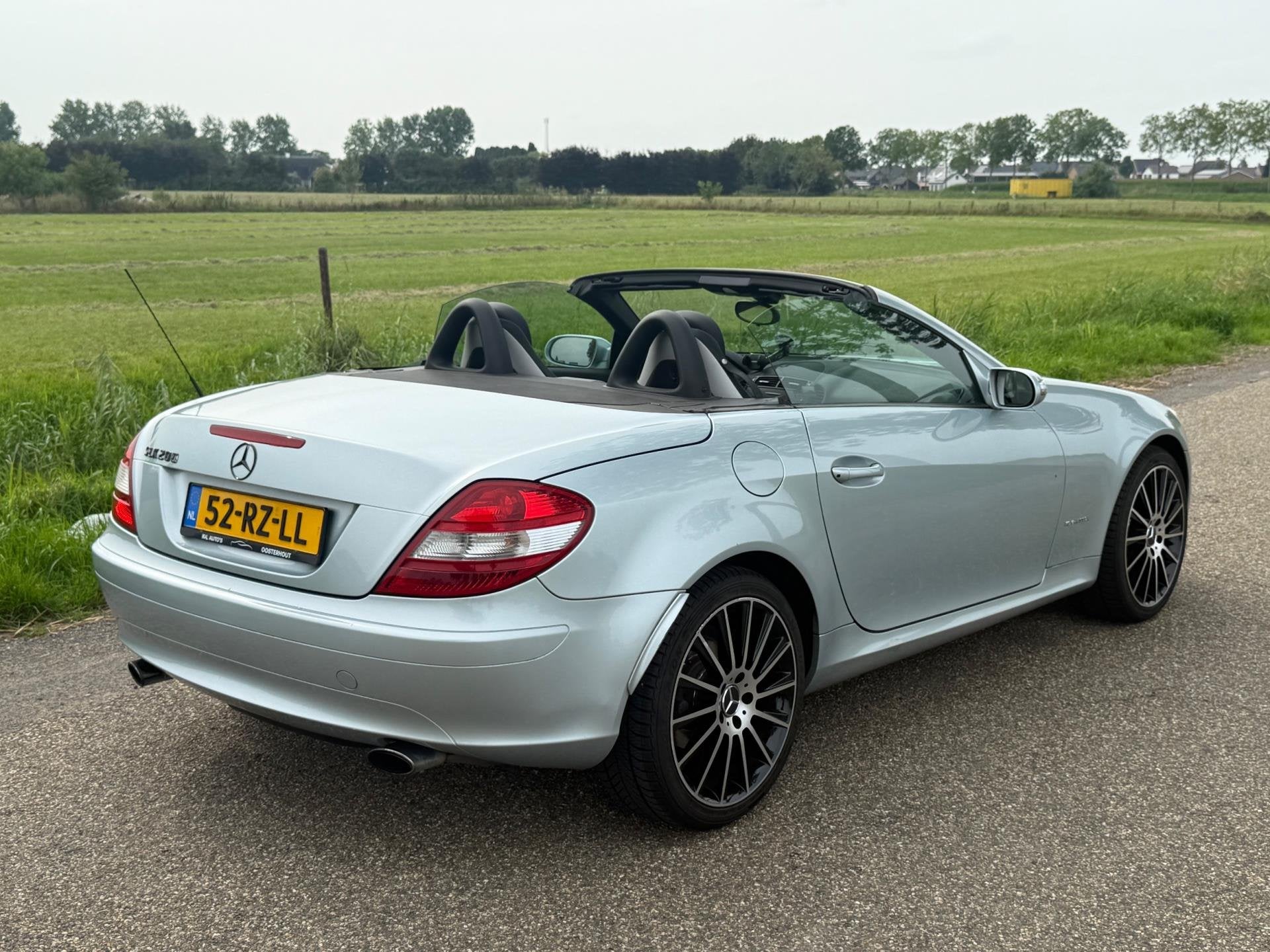 Mercedes-Benz SLK-klasse 200 K AUT APK 11-2026 Leder Airco 1, Automaat, Achterwielaandrijving, Gebruikt, Zwart