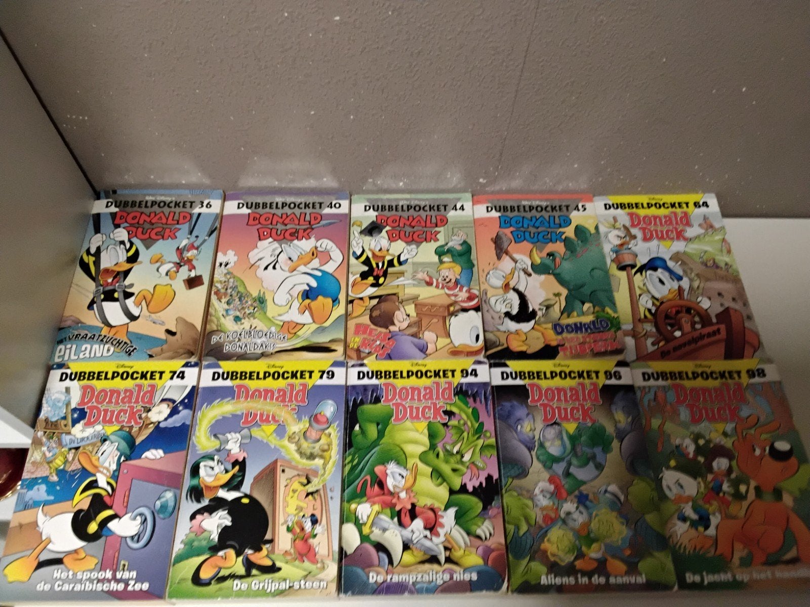 Grote collectie Donald Duck stripboeken Pockets, Boeken, Ophalen, Gelezen, Walt Disney, Europa