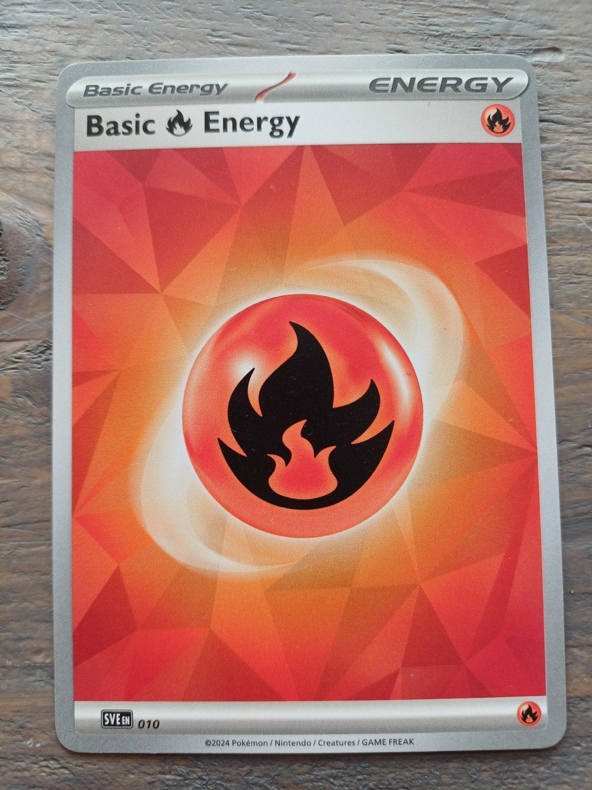 Pokémon Basic Fire Energy Kaart 010 - Scarlet & Violet, Ophalen of Verzenden, Nieuw, Losse kaart