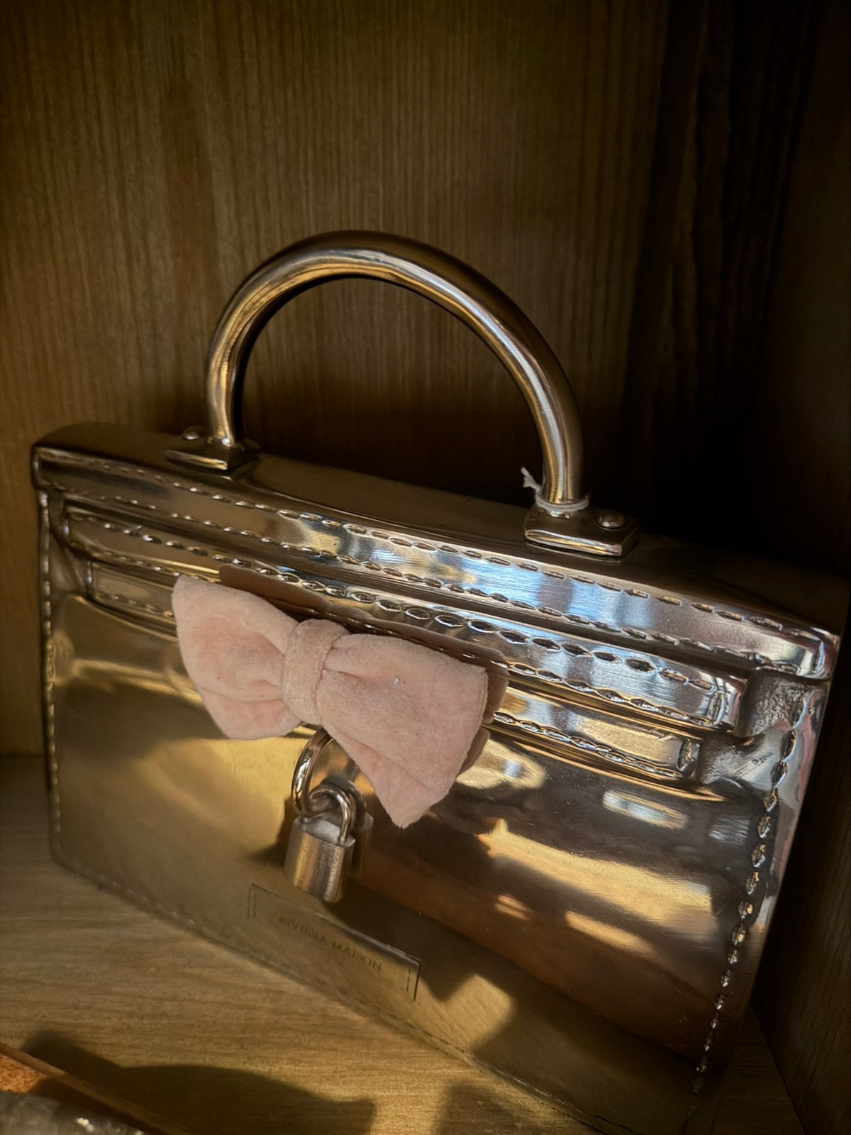 Riviera Maison tas, Ophalen, Zo goed als nieuw, Zwart, Handtas