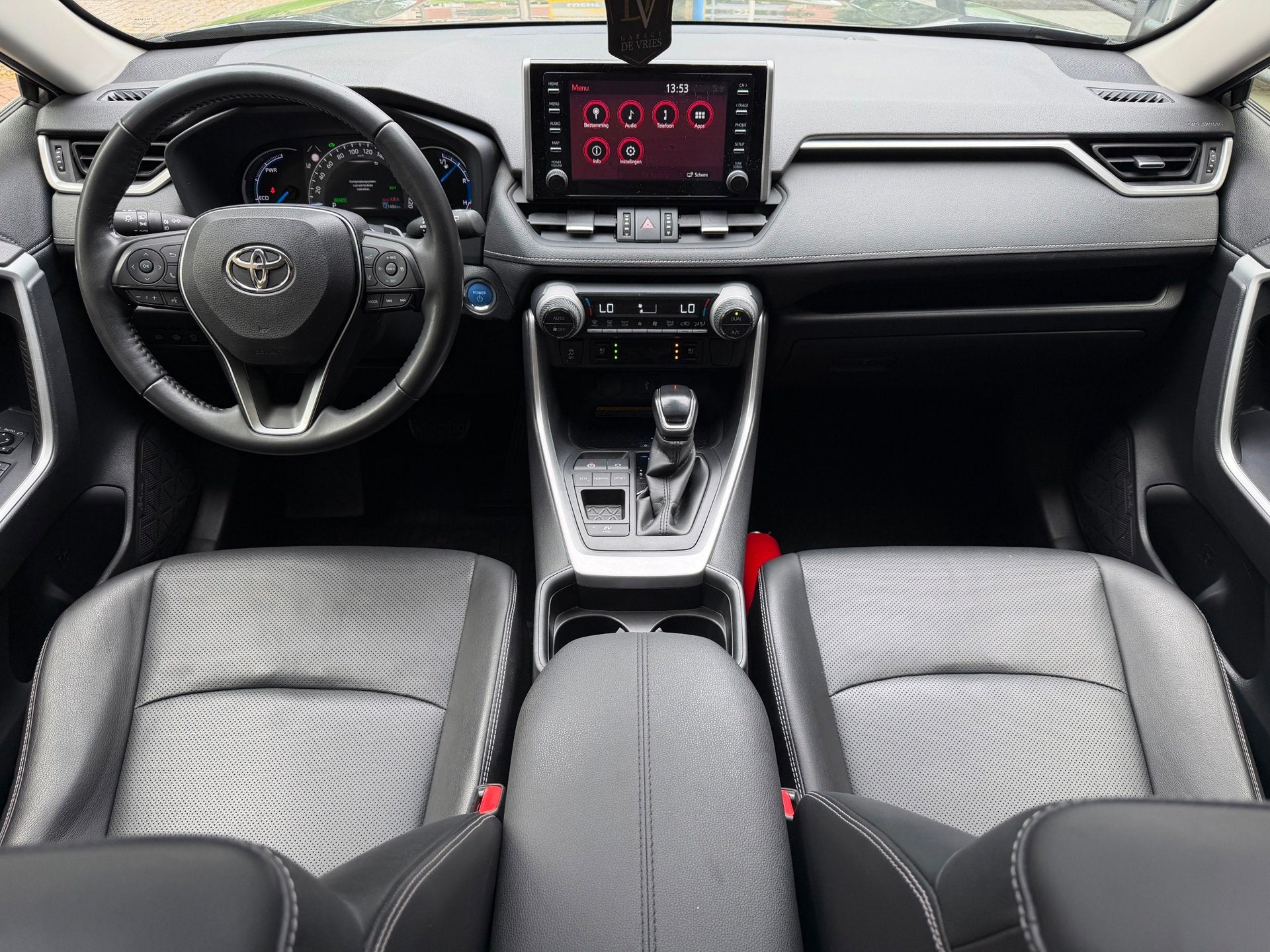 Toyota RAV4 2.5 Hybrid Executive Panoramadak Full Option ACC, Dealer onderhouden, Gebruikt, Zwart, 4 cilinders