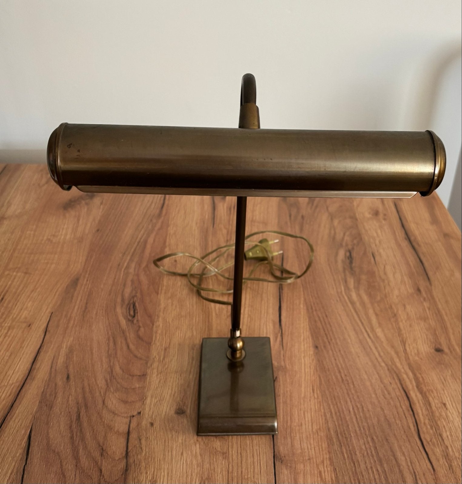 Vintage messing pianolamp/schilderijlamp, Ophalen