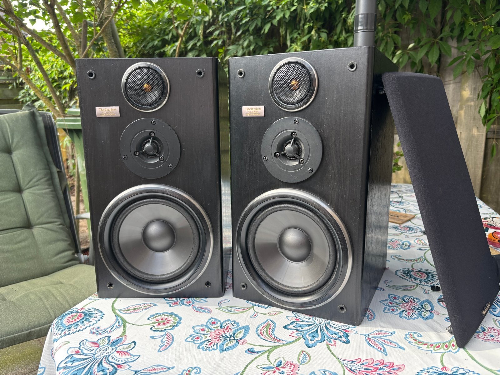 Technics SB-CH900 3-weg luidsprekersysteem, Gebruikt, 60 tot 120 watt, Front, Rear of Stereo speakers, Ophalen