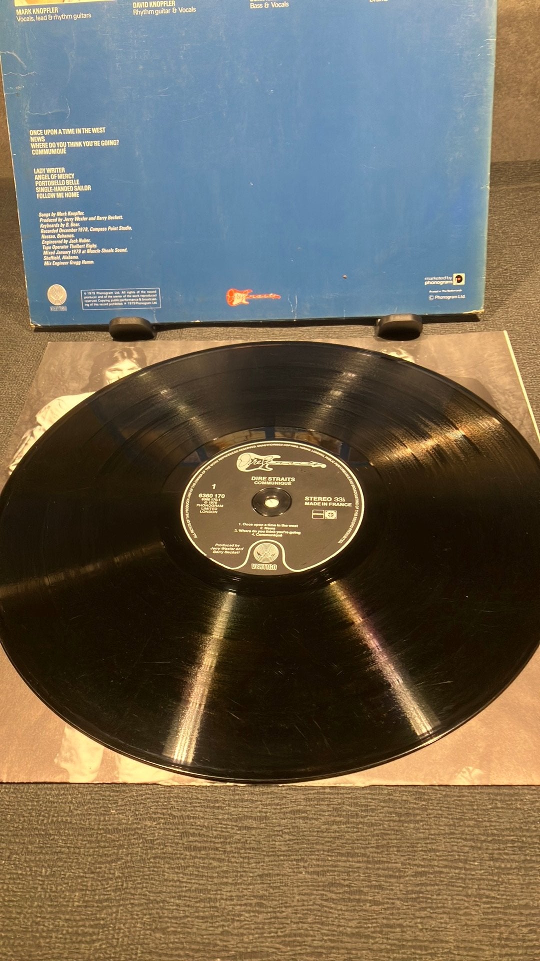 Dire Straits — Communiqué, Cd's en Dvd's, Vinyl | Rock, LP, Gebruikt, Ophalen of Verzenden, Originele persing
