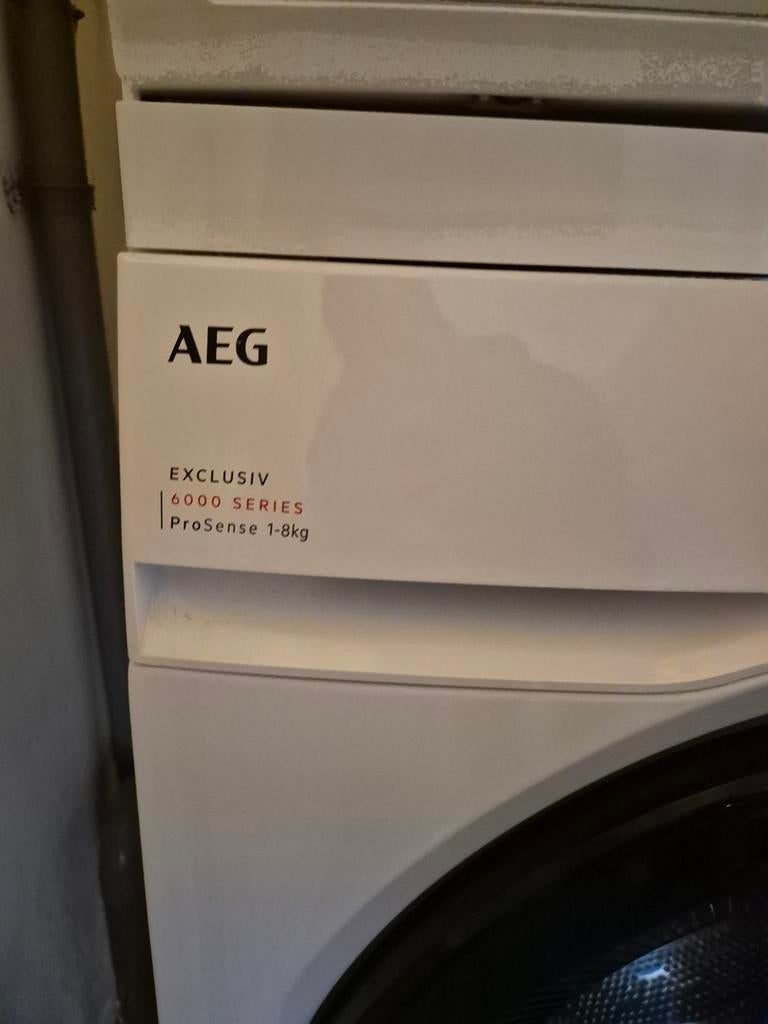 AEG Voorlader Wasmachine - 8 kg capaciteit, 6 tot 8 kg, Ophalen, Gebruikt, 85 tot 90 cm