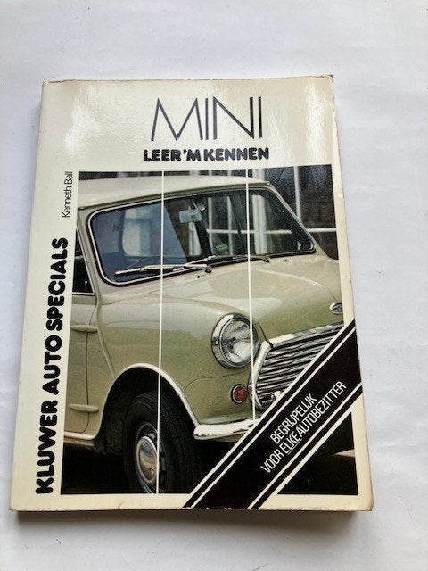 Mini Leer 'm Kennen - Kluwers Auto Specials, Auto diversen, Handleidingen en Instructieboekjes, Ophalen of Verzenden