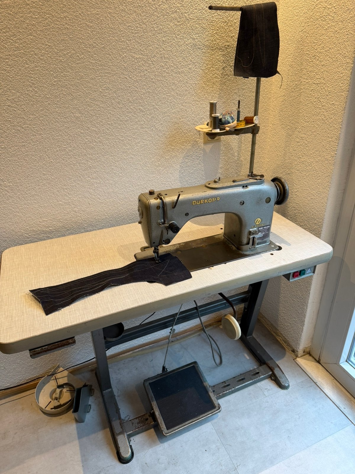 Durkopp 212-105 Industriële Naaimachine, Gebruikt, Naaimachine, Industrieel, Ophalen
