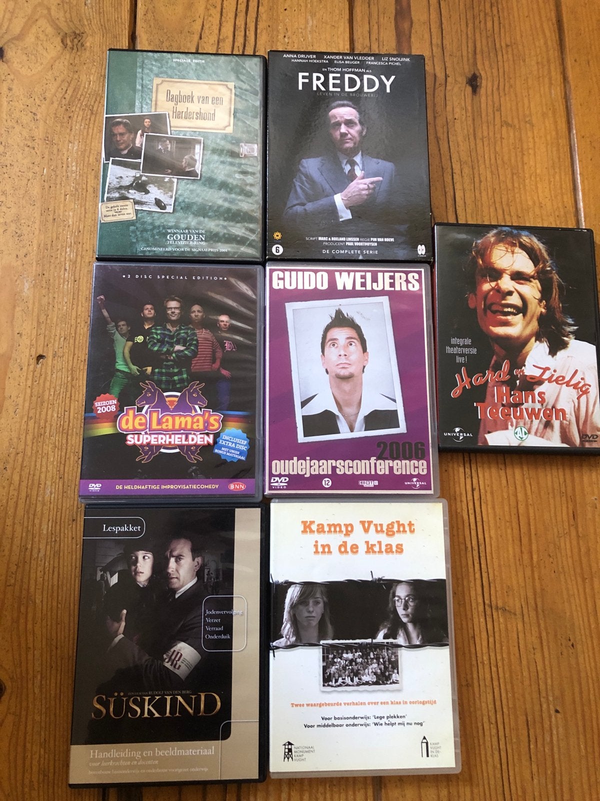 Diverse DVD's: Films, Cabaret en Documentaires, Gebruikt, Nederlands, Vanaf 12 jaar, Inclusief doosje