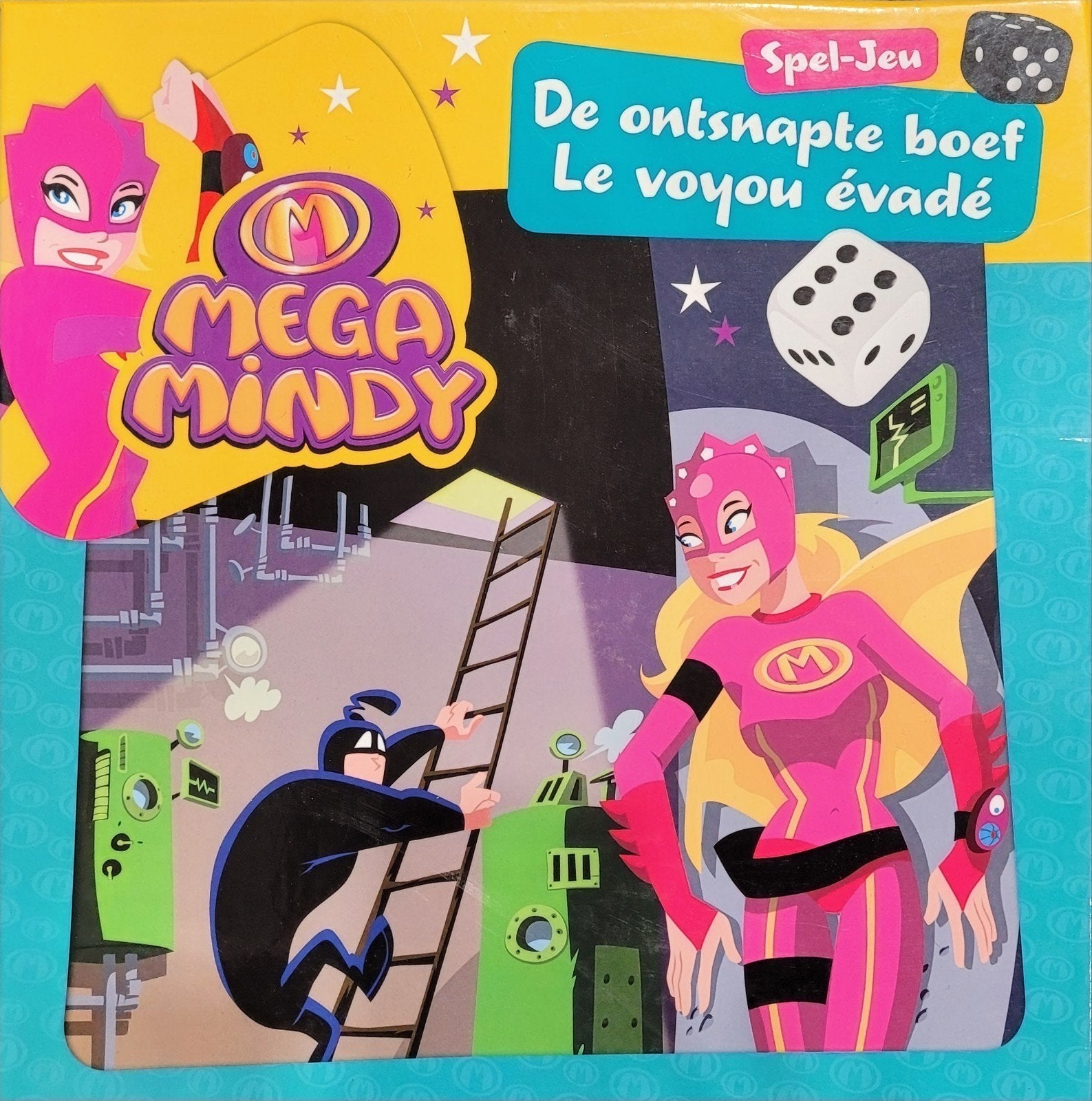 Mega Mindy: De Ontsnapte Boef Bordspel met 2 Borden, Hobby en Vrije tijd, Gezelschapsspellen | Bordspellen, Drie of vier spelers
