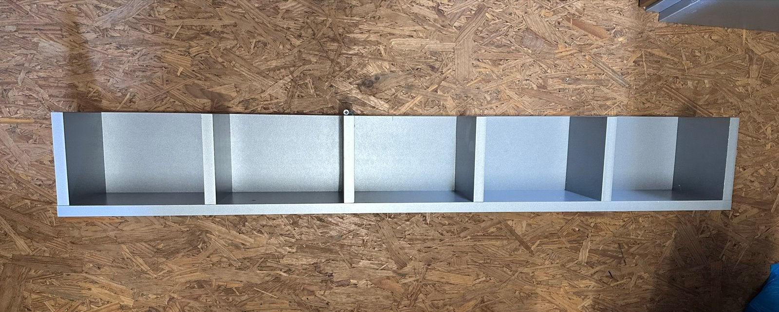 Ikea wandrek - zilvergrijs, 117cm breed, Ophalen of Verzenden, Zo goed als nieuw