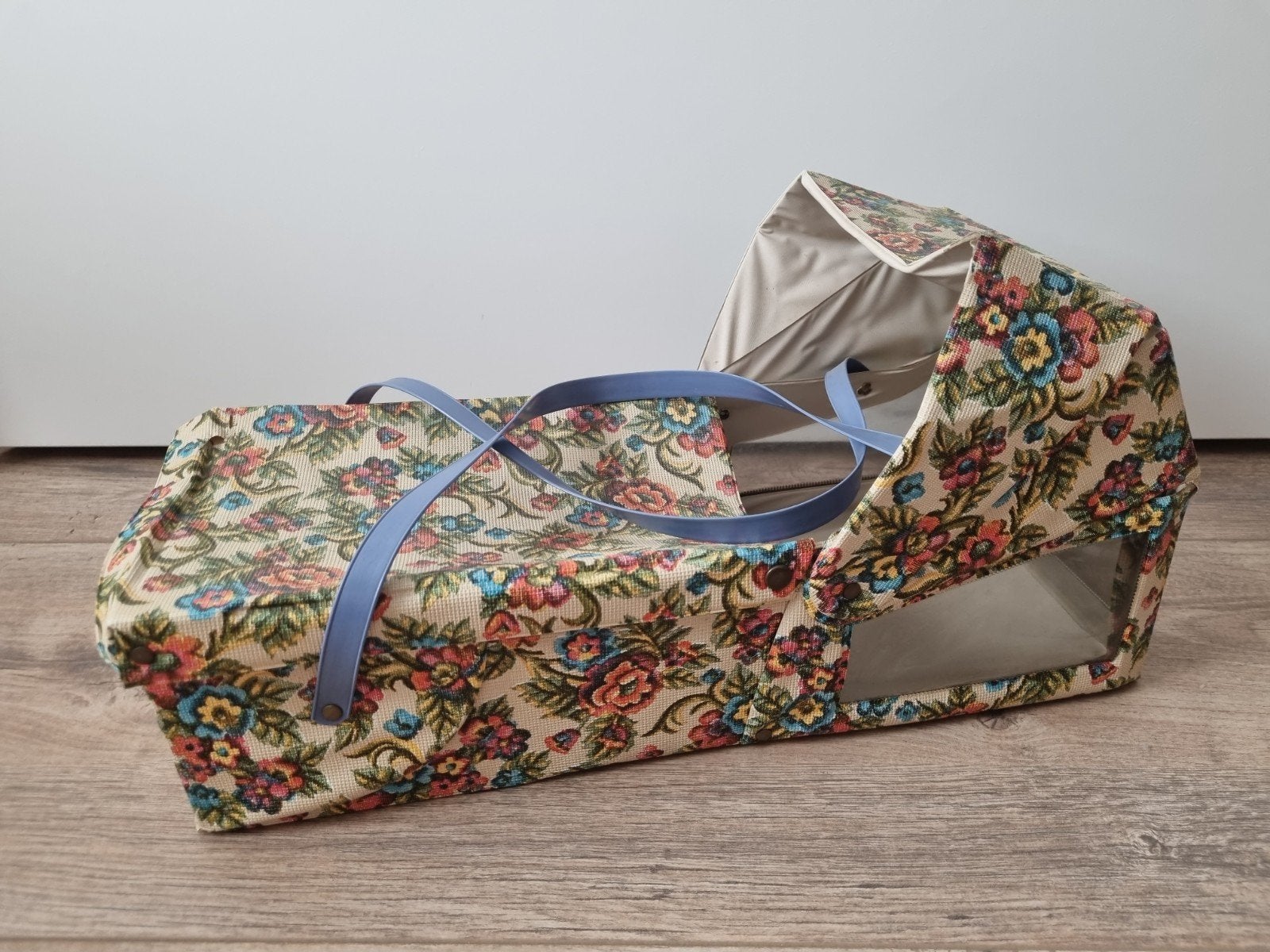 Vintage poppen reiswieg, Ophalen of Verzenden, Gebruikt, Babypop