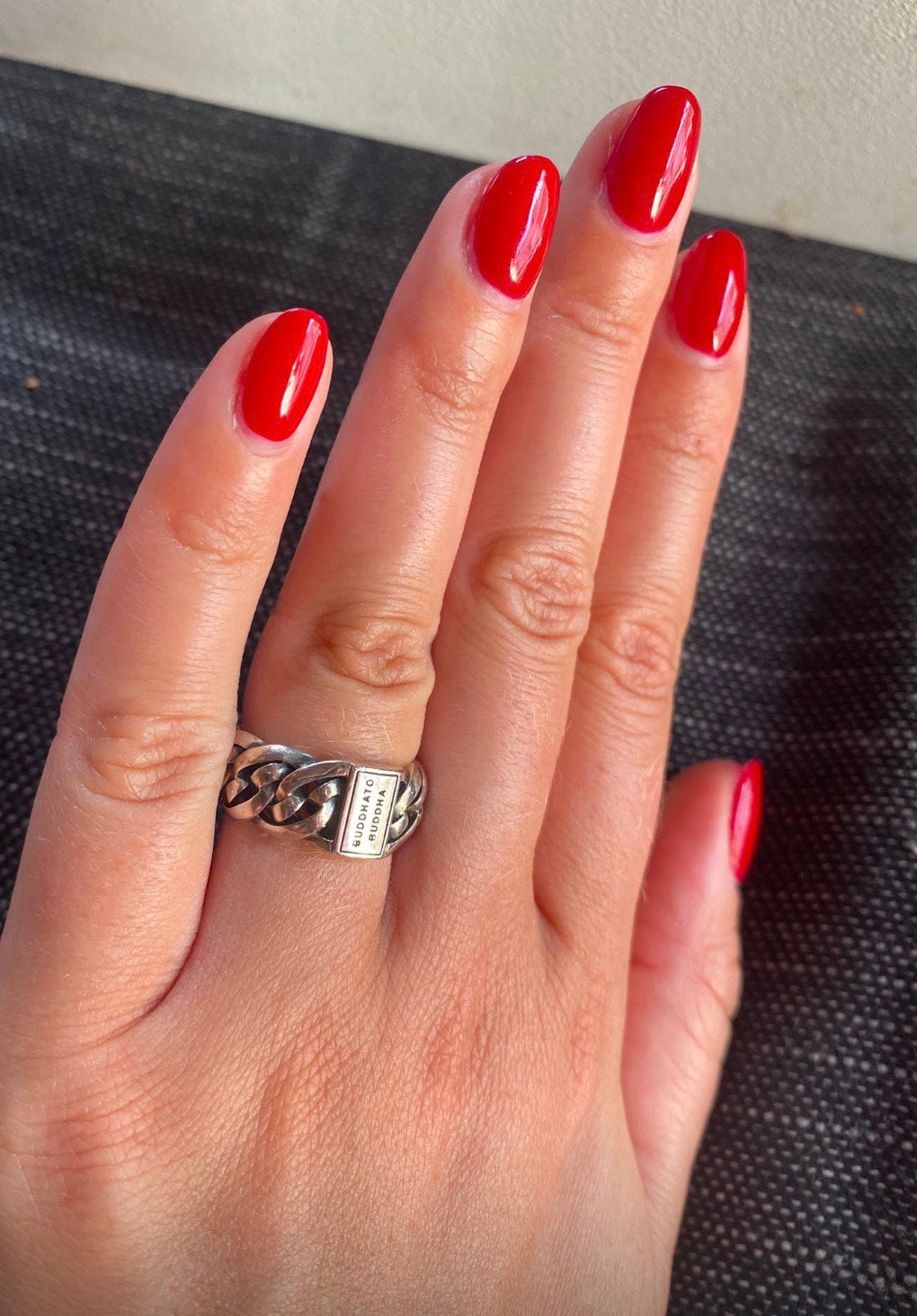 Buddha to Buddha zilveren ring maat 16, Ophalen, Zo goed als nieuw, Overige typen