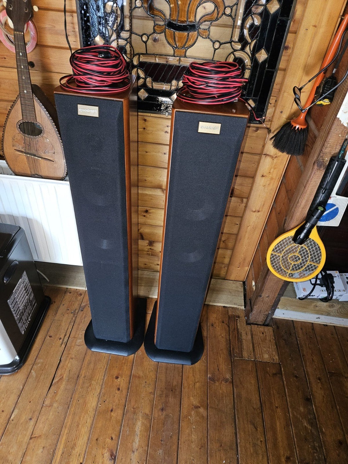 Quadral Ascent 650 Vloerstaande Luidsprekers - 200 Watt, Audio, Tv en Foto, Luidsprekers, Vloerstaande luidspreker, Gebruikt, Inclusief kabels
