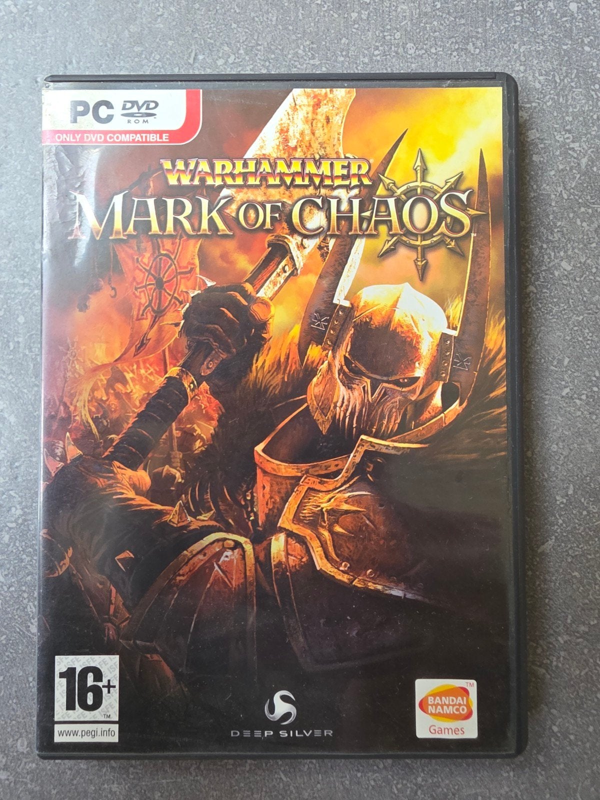 Pc game Warhammer Mark of Chaos

Game in een goede staat

Wa, 1 speler, Ophalen of Verzenden, Zo goed als nieuw, Strategie en Constructie