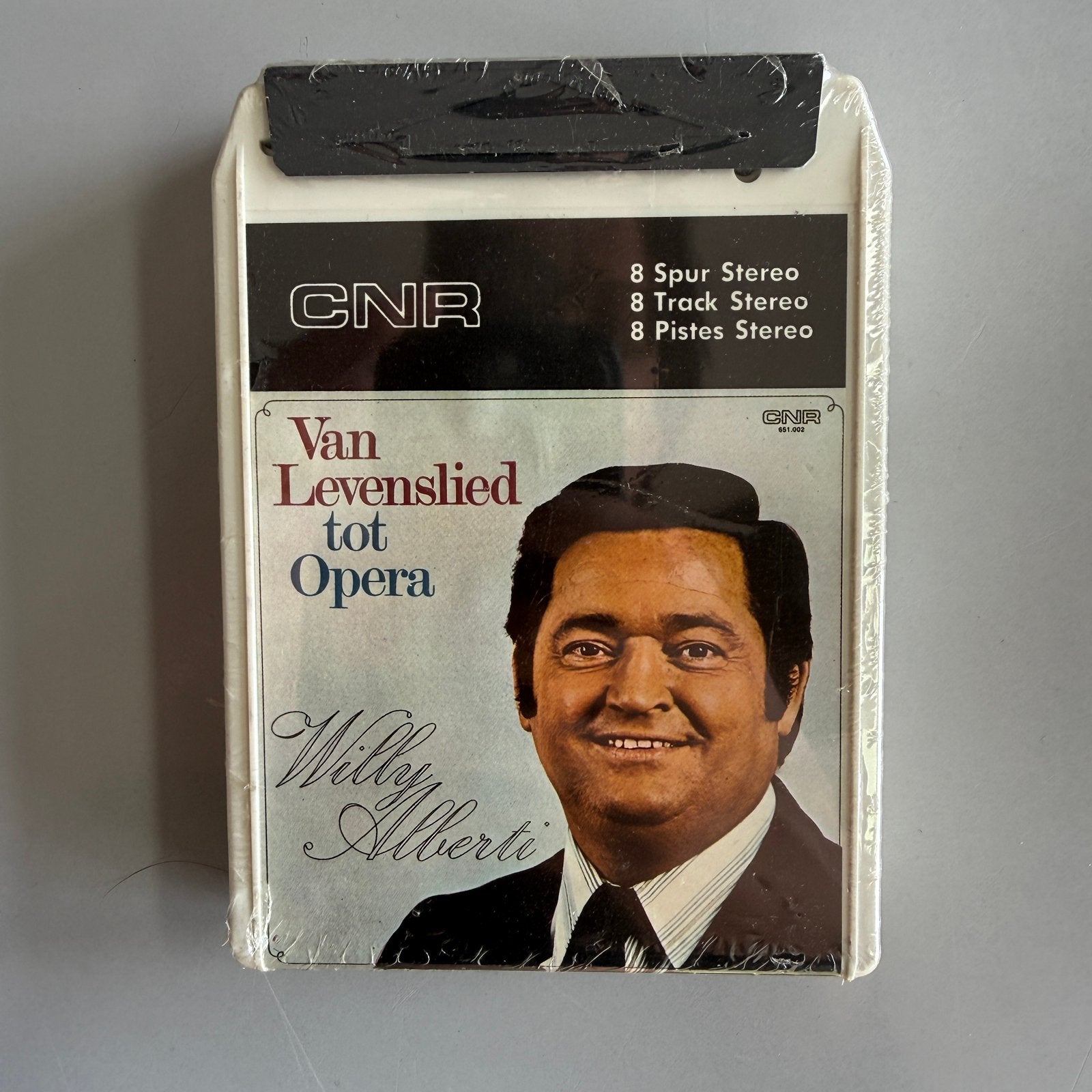 Willy Alberti van Levenslied tot opera 8-track tape cassette, 1 bandje, Ophalen of Verzenden, Zo goed als nieuw, Voorbespeeld