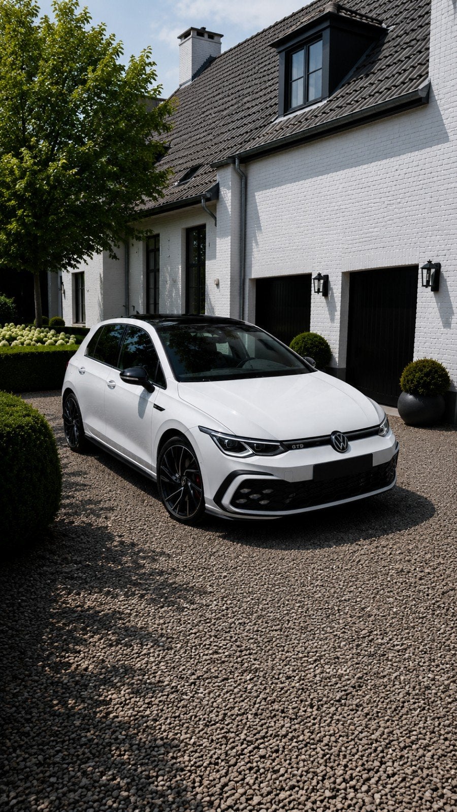 Volkswagen Golf 8 TDI GTD 2021 Full Optie | leer | Panorama, Auto's, Automaat, Zwart, Wit, Leder